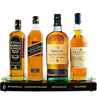 Display of 4 Whiskies Hamper image
